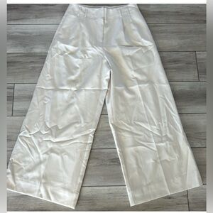 Brass The Ace Pant wide leg high rise pants size 2  cream NWOT
